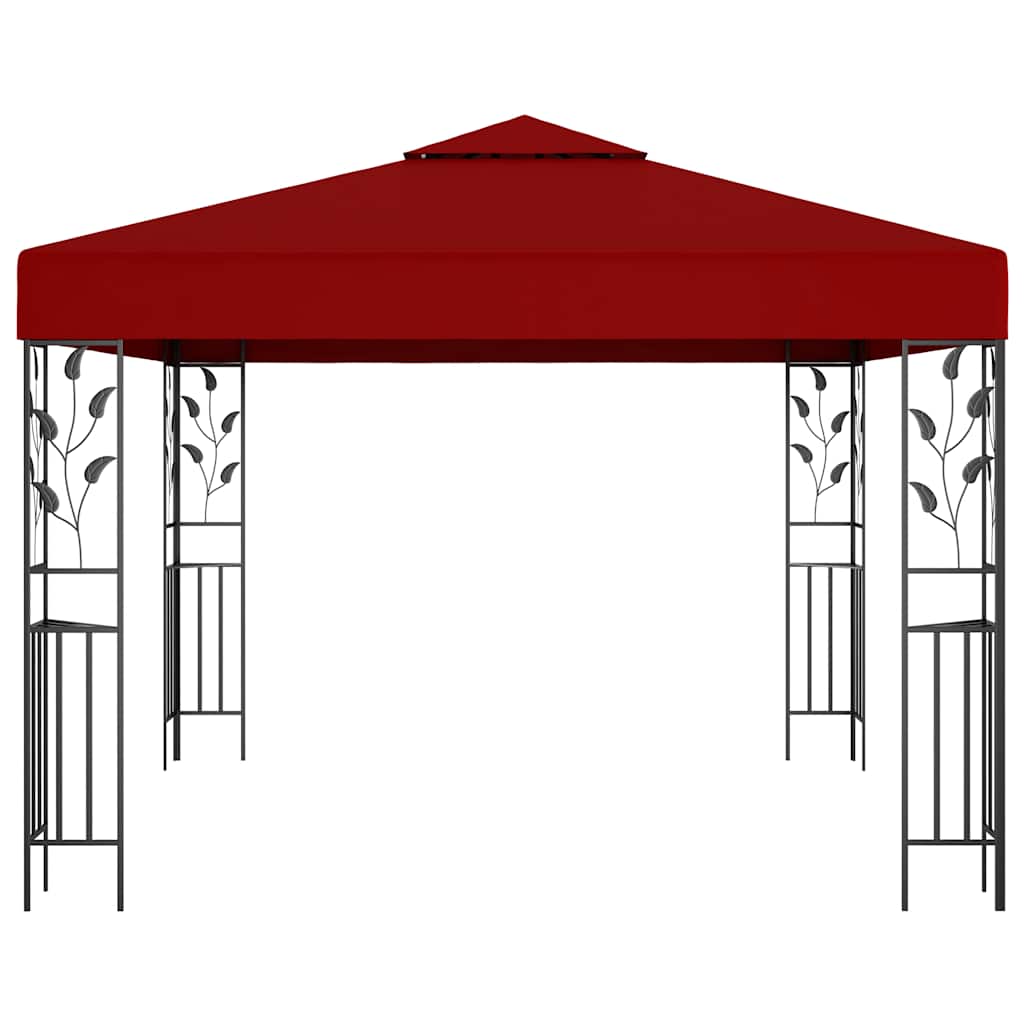 8719883770710_g_en_hd_1 vidaXL Gazebo 3x3 m Wine Red - Image 2