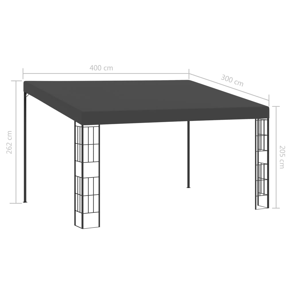 8719883771151_g_en_hd_4 vidaXL Wall-mounted Gazebo 3x4 m Anthracite Fabric - Image 5