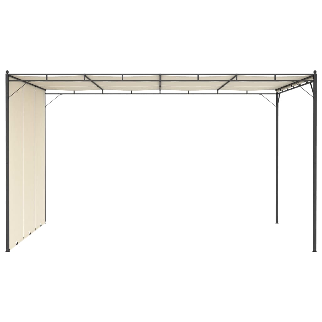 8719883771182_g_en_hd_2 vidaXL Garden Gazebo with Side Curtain 4x3x2.25 m Cream - Image 3
