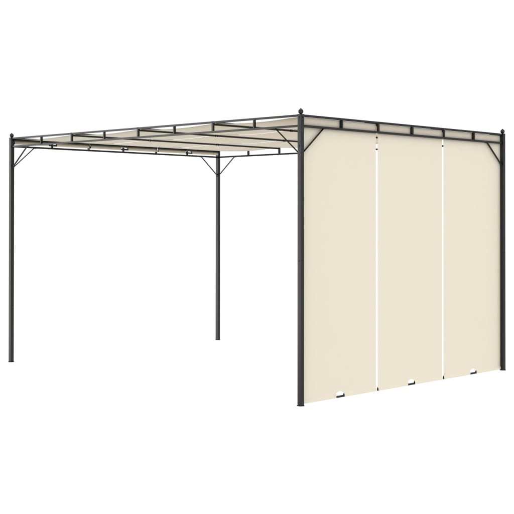 8719883771182_g_en_hd_3 vidaXL Garden Gazebo with Side Curtain 4x3x2.25 m Cream - Image 4