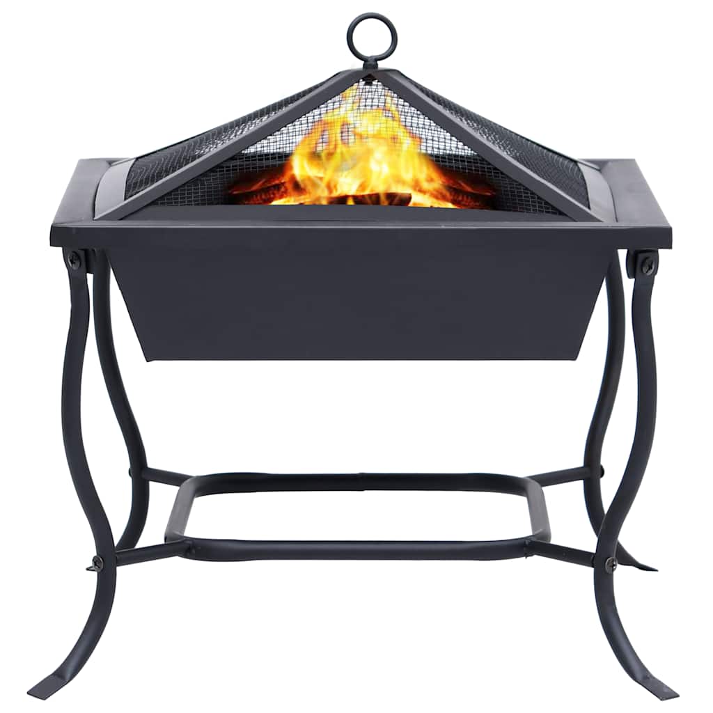 8719883782607_g_en_hd_2 vidaXL Fire Pit Black 42x42x45 cm Steel - Image 3