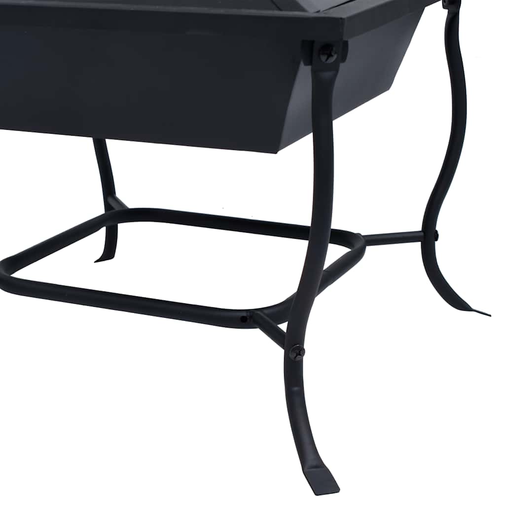 8719883782607_g_en_hd_5 vidaXL Fire Pit Black 42x42x45 cm Steel - Image 6