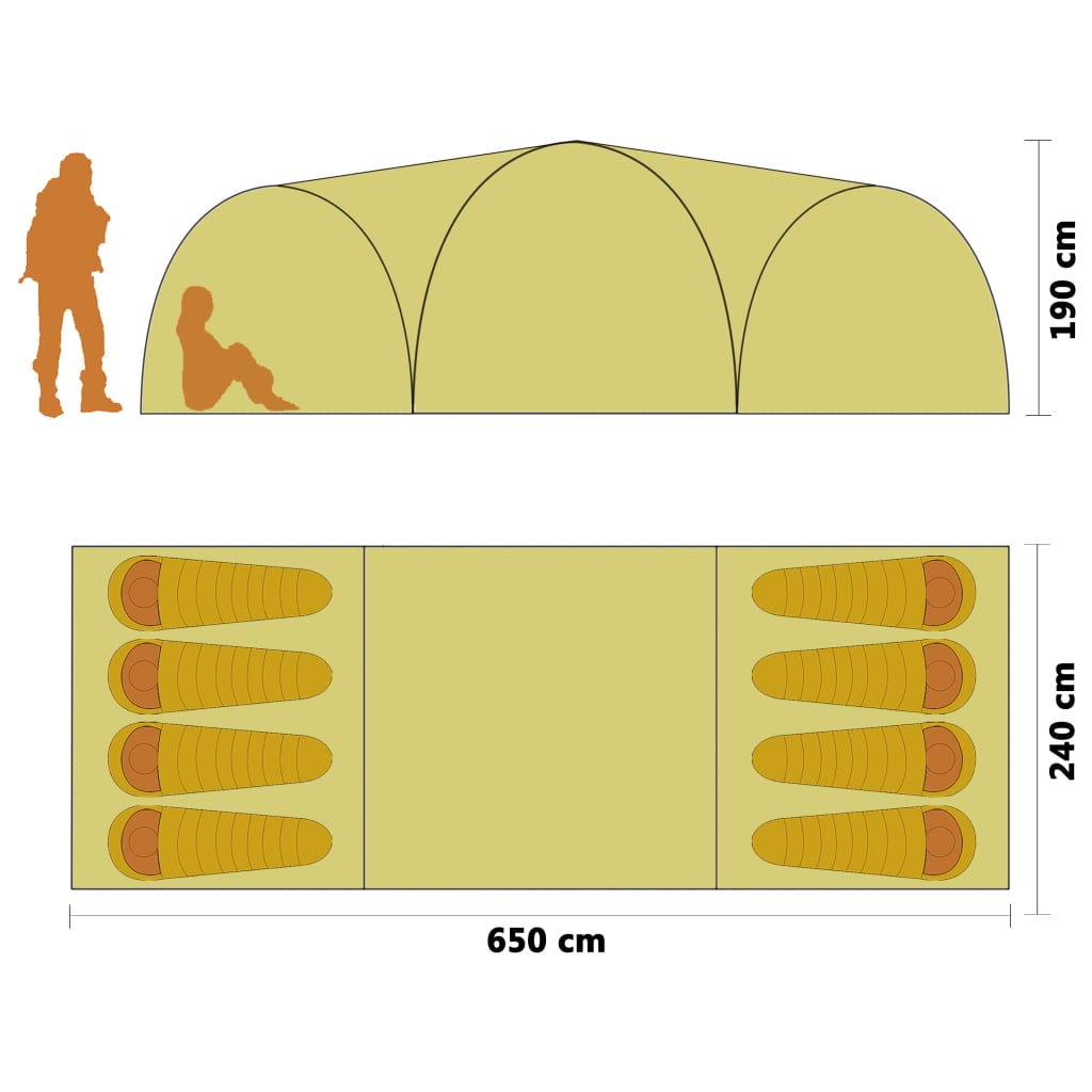 8719883783840_g_en_hd_5 vidaXL Camping Igloo Tent 650x240x190 cm 8 Person Blue - Image 6