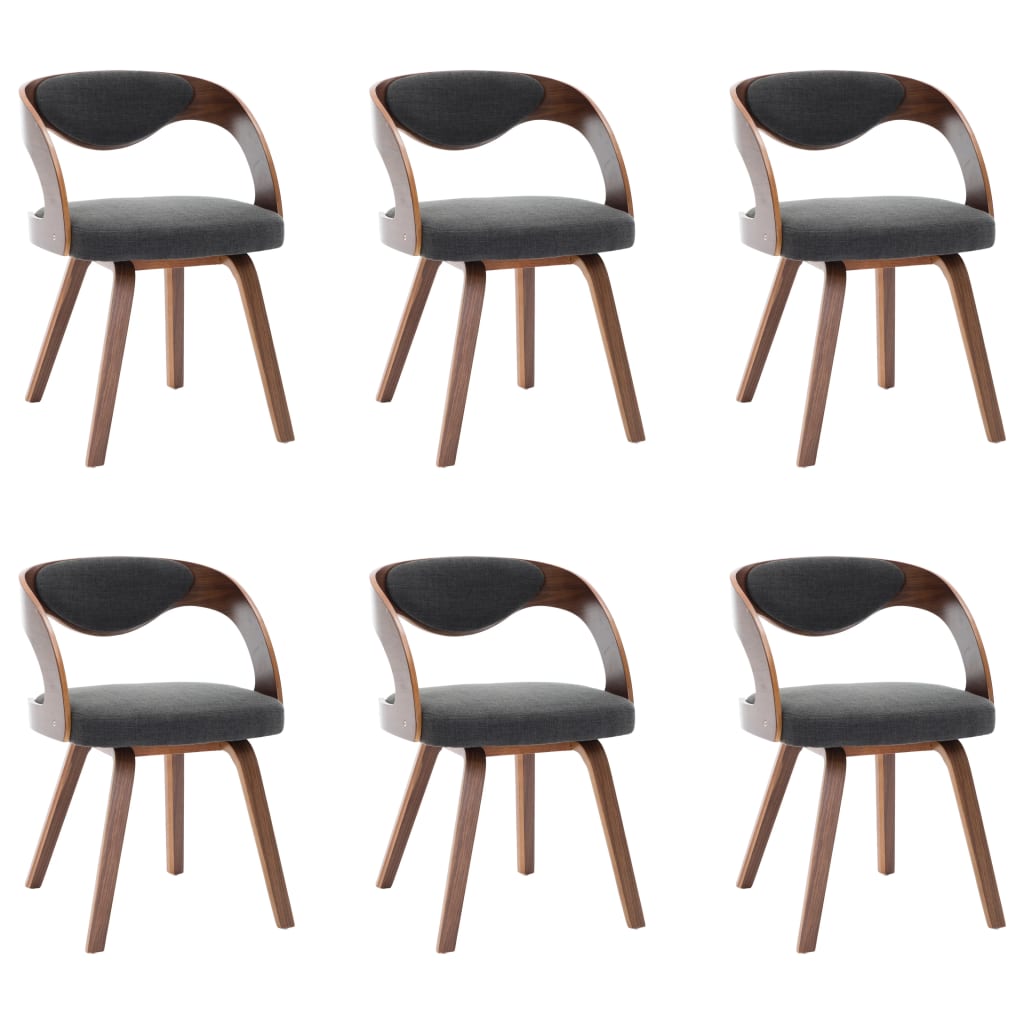 8719883784397_a_en_hd_1 vidaXL Dining Chairs 6 pcs Dark Grey Bent Wood and Fabric - Image 2