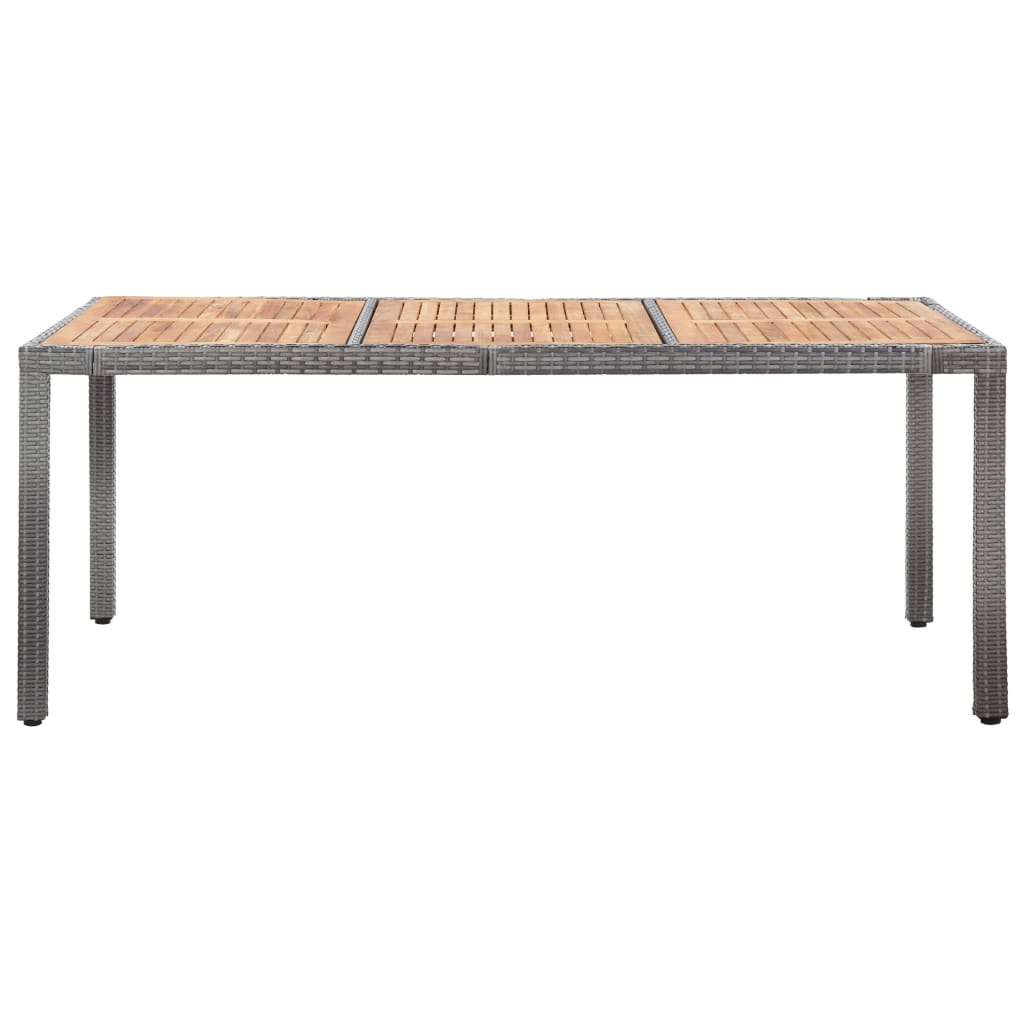 8719883785240_g_en_hd_2 vidaXL 9 Piece Outdoor Dining Set with Cushions Poly Rattan Grey - Image 3