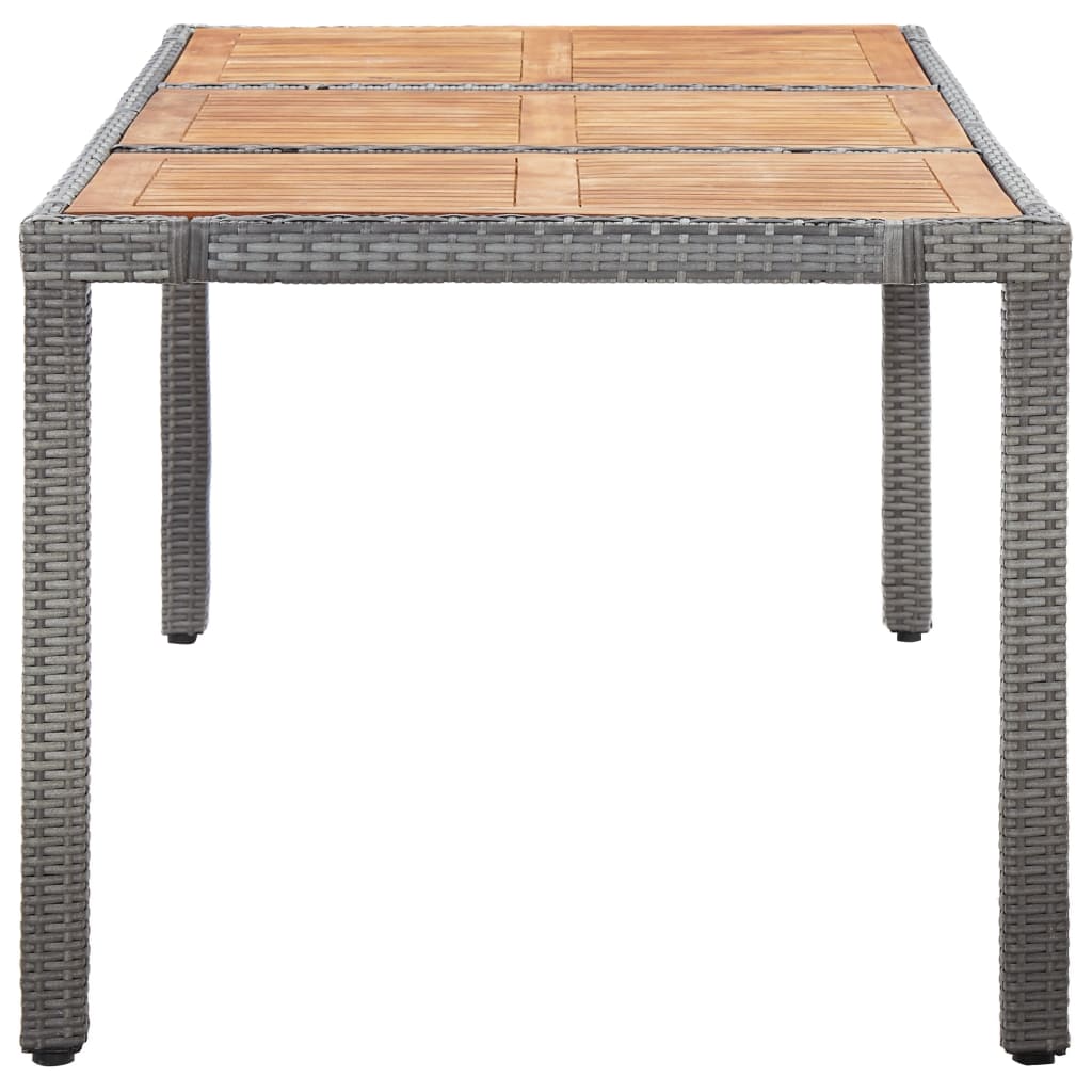 8719883785240_g_en_hd_3 vidaXL 9 Piece Outdoor Dining Set with Cushions Poly Rattan Grey - Image 4