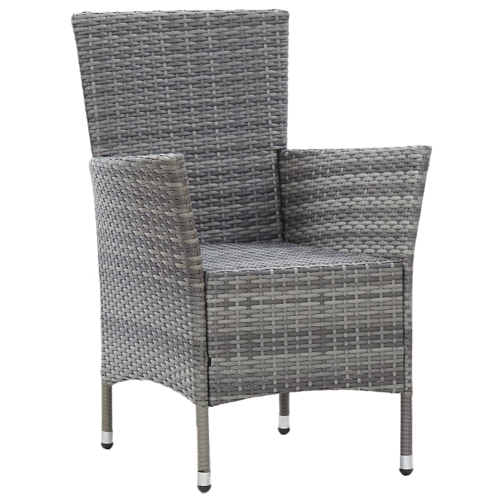 8719883785240_g_en_hd_6 vidaXL 9 Piece Outdoor Dining Set with Cushions Poly Rattan Grey - Image 7