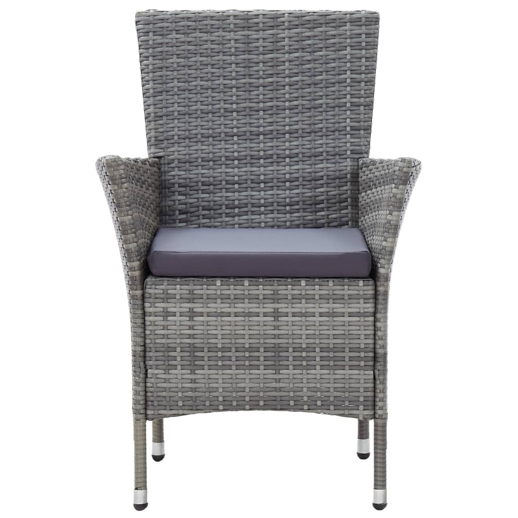 8719883785240_g_en_hd_7 vidaXL 9 Piece Outdoor Dining Set with Cushions Poly Rattan Grey - Image 8