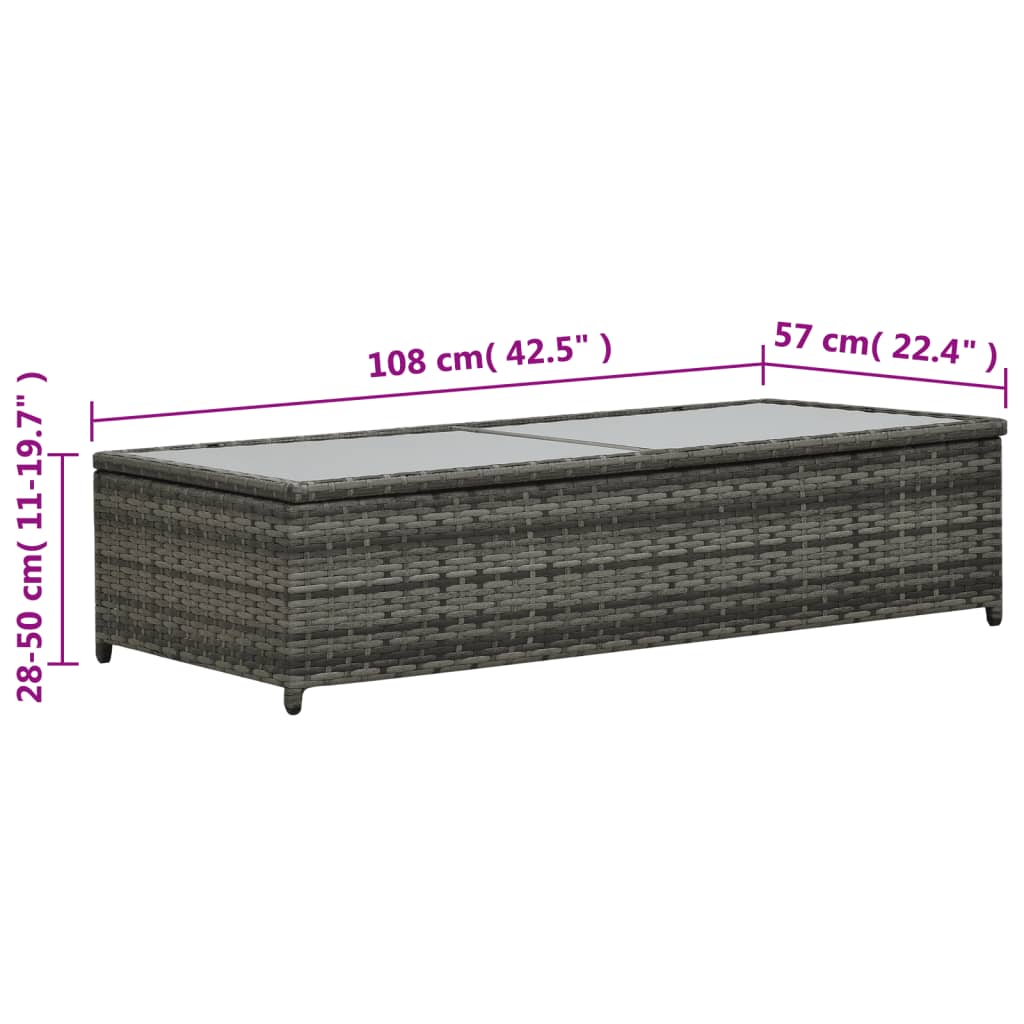 8719883785943_g_en_hd_10 vidaXL 4 Piece Garden Lounge Set with Cushions Poly Rattan Anthracite - Image 11
