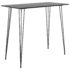 vidaXL Bar Table Black 120x60x105 cm