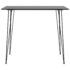 vidaXL Bar Table Black 120x60x105 cm - Image 2