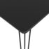 vidaXL Bar Table Black 120x60x105 cm - Image 4
