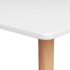 vidaXL Bar Table White 120x60x105 cm - Image 4