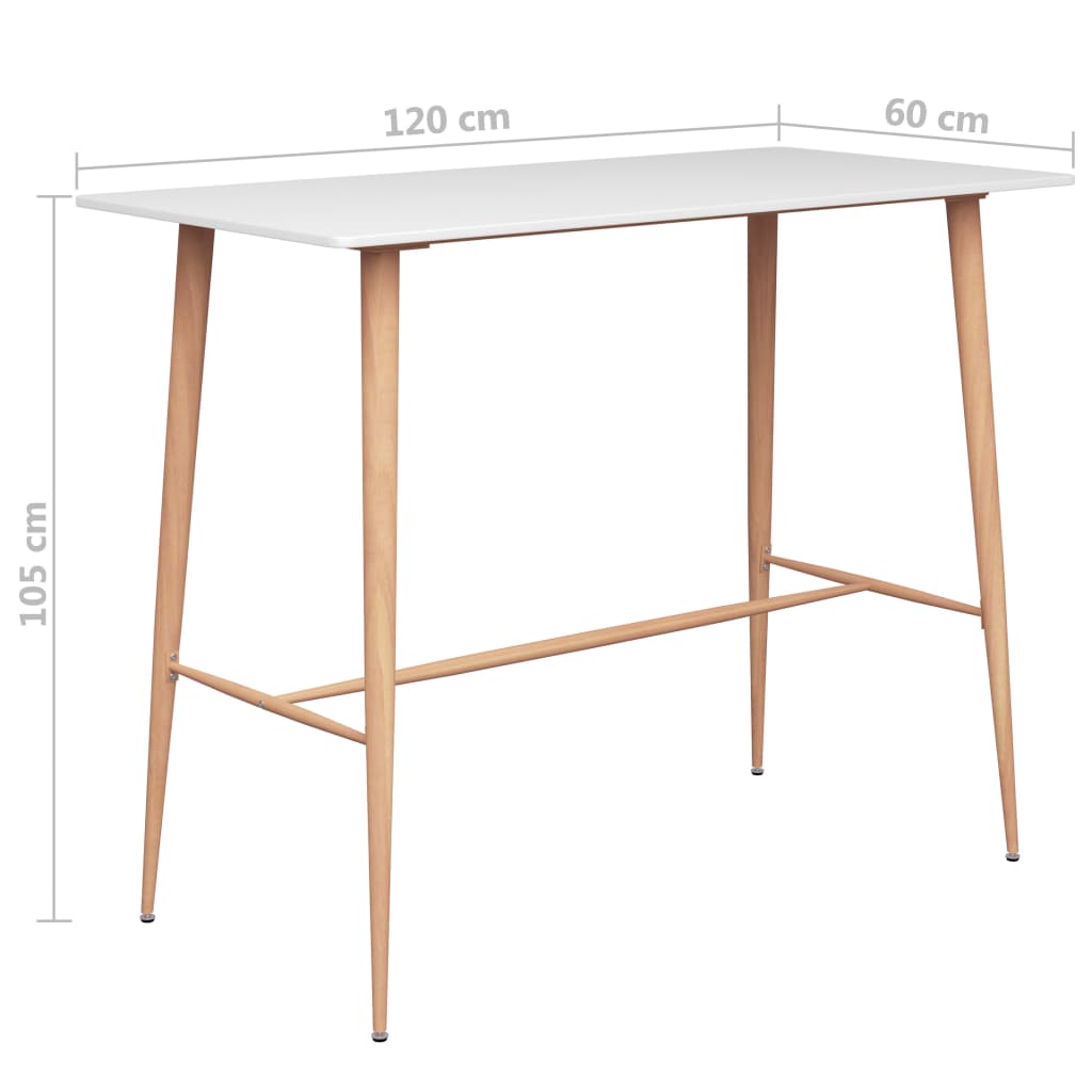 8719883791135_g_en_hd_4 vidaXL Bar Table White 120x60x105 cm - Image 5