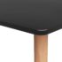 vidaXL Bar Table Black 120x60x105 cm - Image 4