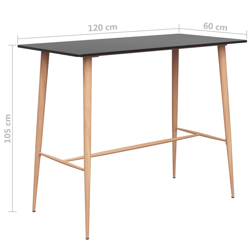 8719883791142_g_en_hd_4 vidaXL Bar Table Black 120x60x105 cm - Image 5
