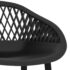 vidaXL Bar Chairs 4 pcs Black - Image 6