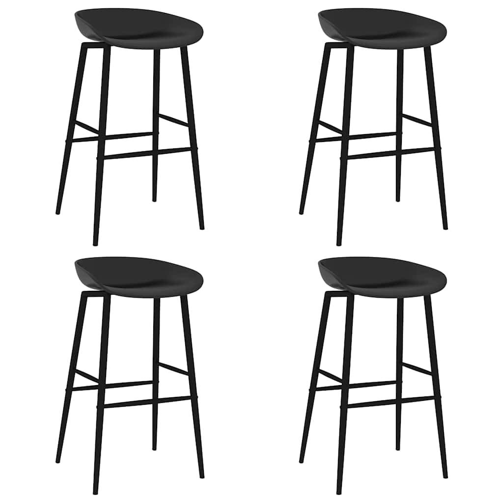 8719883791357_a_en_hd_1 vidaXL Bar Chairs 4 pcs Black - Image 1
