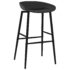 vidaXL Bar Chairs 4 pcs Black - Image 2
