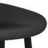 vidaXL Bar Chairs 4 pcs Black - Image 6