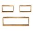 vidaXL 3 Piece Wall Cube Shelf Set Soild Mango Wood - Image 2
