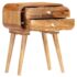 vidaXL Bedside Cabinet 43x30x58 cm Solid Mango Wood - Image 2