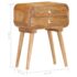 vidaXL Bedside Cabinet 43x30x58 cm Solid Mango Wood - Image 7