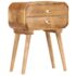 vidaXL Bedside Cabinet 43x30x58 cm Solid Mango Wood - Image 9