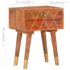 vidaXL Bedside Cabinet 43x30x58 cm Solid Mango Wood - Image 9