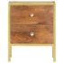 vidaXL Bedside Cabinet 40x35x50 cm Solid Mango Wood - Image 4