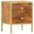 vidaXL Bedside Cabinet 40x35x50 cm Solid Mango Wood - Image 7