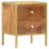 vidaXL Bedside Cabinet 40x35x50 cm Solid Mango Wood - Image 9