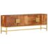 vidaXL TV Cabinet 140x30x50 cm Solid Acacia Wood - Image 12