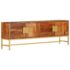 vidaXL TV Cabinet 140x30x50 cm Solid Acacia Wood - Image 13
