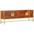 vidaXL TV Cabinet 140x30x50 cm Solid Acacia Wood - Image 14