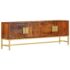 vidaXL TV Cabinet 140x30x50 cm Solid Acacia Wood - Image 11