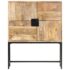 vidaXL Highboard 80x30x100 cm Solid Mango Wood - Image 2
