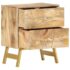 vidaXL Bedside Cabinet 40x30x50 cm Solid Mango Wood - Image 4