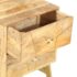 vidaXL Bedside Cabinet 40x30x50 cm Solid Mango Wood - Image 6
