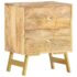 vidaXL Bedside Cabinet 40x30x50 cm Solid Mango Wood - Image 8