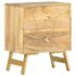 vidaXL Bedside Cabinet 40x30x50 cm Solid Mango Wood - Image 10