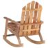 vidaXL Garden Rocking Chair Solid Reclaimed Wood - Image 4