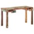 vidaXL Desk 130x55x76 cm Solid Reclaimed Wood - Image 4