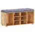 vidaXL Hall Bench 100x35x47 cm Solid Mango Wood