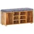 vidaXL Hall Bench 100x35x47 cm Solid Mango Wood - Image 8