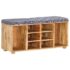 vidaXL Hall Bench 100x35x47 cm Solid Mango Wood - Image 9