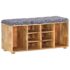 vidaXL Hall Bench 100x35x47 cm Solid Mango Wood - Image 10