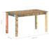 vidaXL Dining Table Solid Reclaimed Wood 140x70x76 cm - Image 7