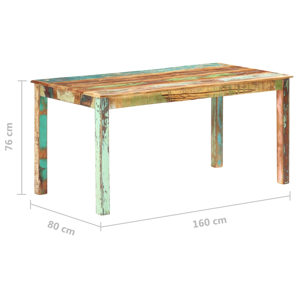 8719883792798_g_en_hd_6 vidaXL Dining Table Solid Reclaimed Wood 160x80x76 cm - Image 7