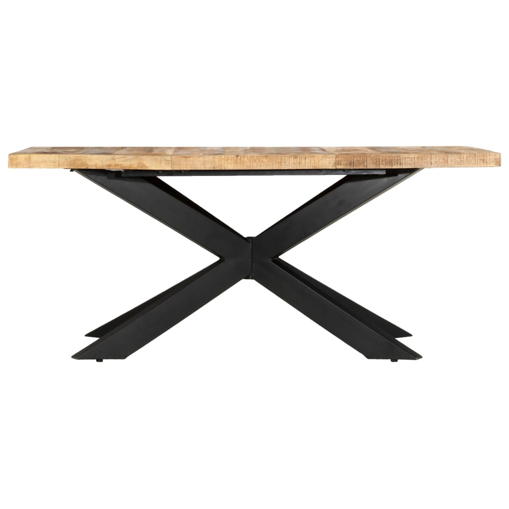 8719883793115_g_en_hd_1 vidaXL Dining Table 180x90x76 cm Solid Rough Mango Wood - Image 2
